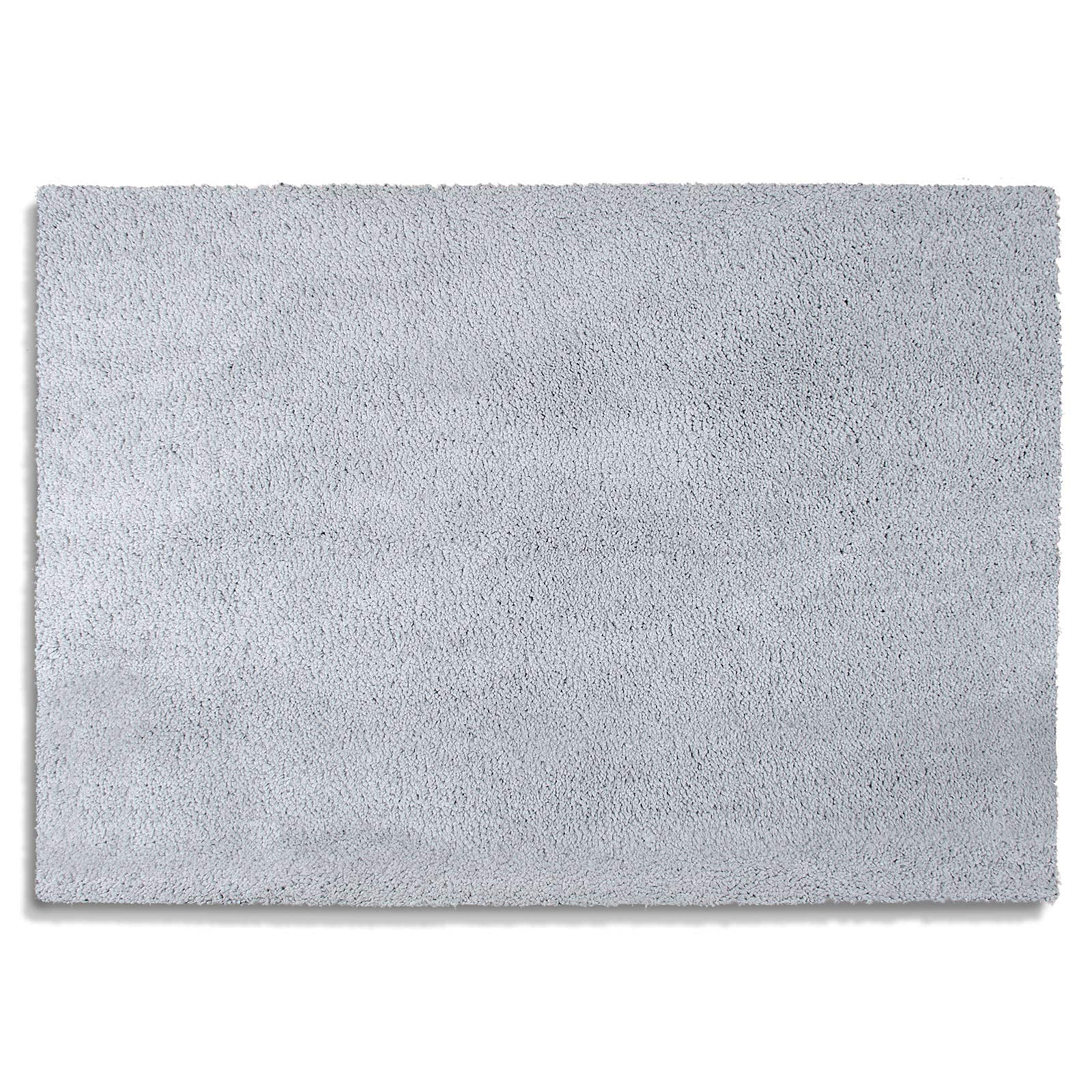Floordirekt Tapis de bain Sky Soft | Carré et rond | Tapis de bain | Extra moelleux | Antidérapant et à séchage rapide | Plusieurs couleurs et tailles (80 x 150 cm, gris argenté)