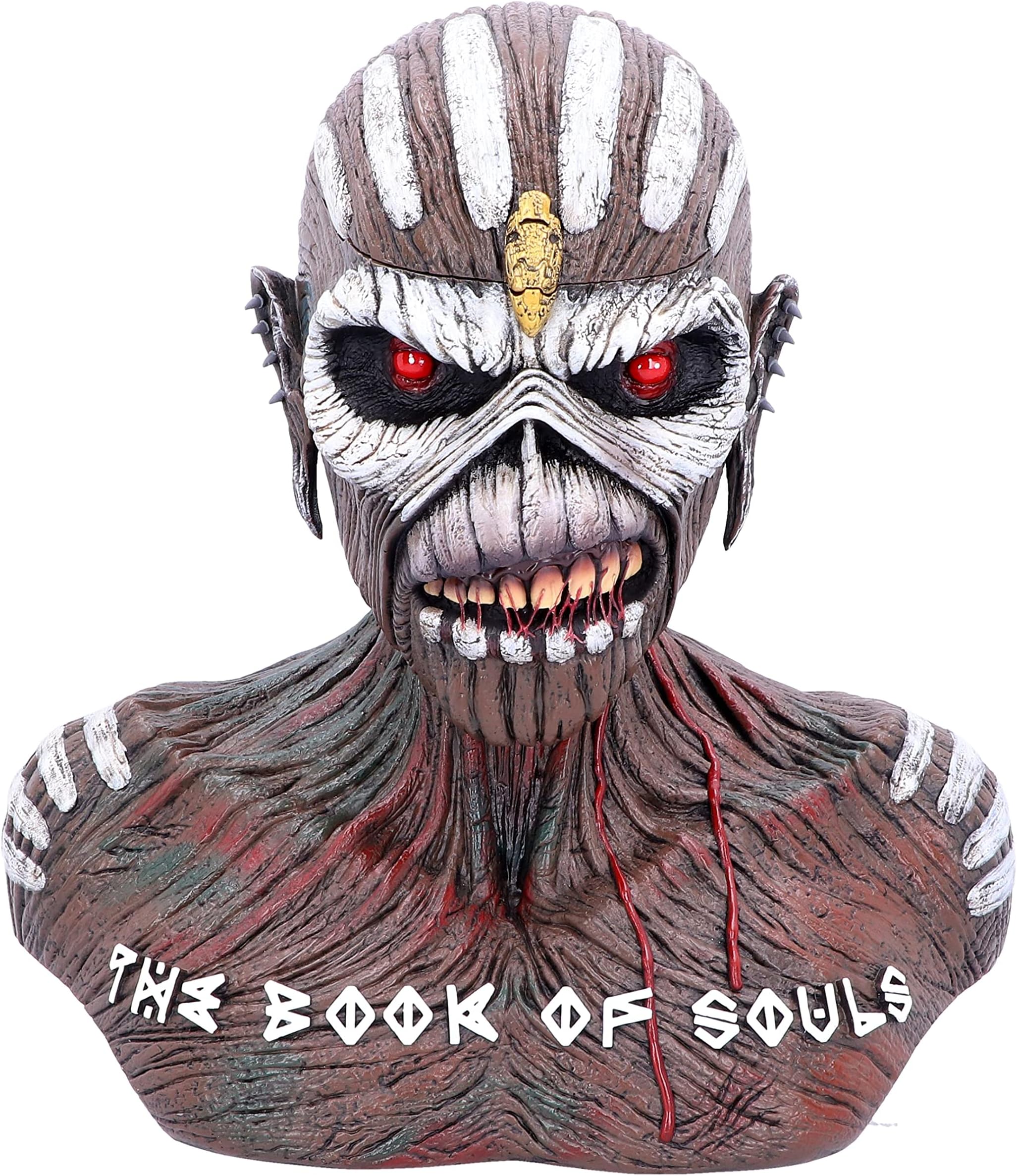 Officially Licensed Iron Maiden Book of Souls Bust Box, Brown, 26cm (Large)