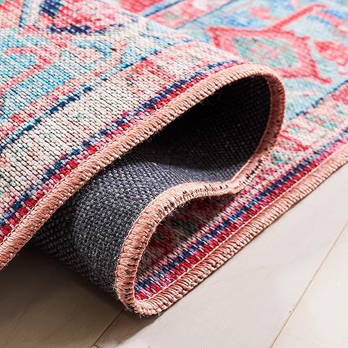 Miniatura 5 de SAFAVIEH Serapi Collection SEP518J - Alfombra de área de 8 x 10 pies, diseño elegante y desgastado, no desprende pelusa, lavable a máquina y