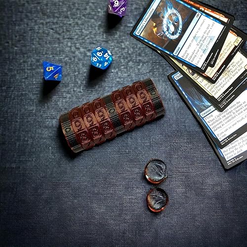 Miniatura 5 de Contador de vida - Contador de juegos - HP Tracker para MTG, D&D, TRPG, juegos de mesa, juegos de mesa, juegos de cartas... (2 anillos rojos)