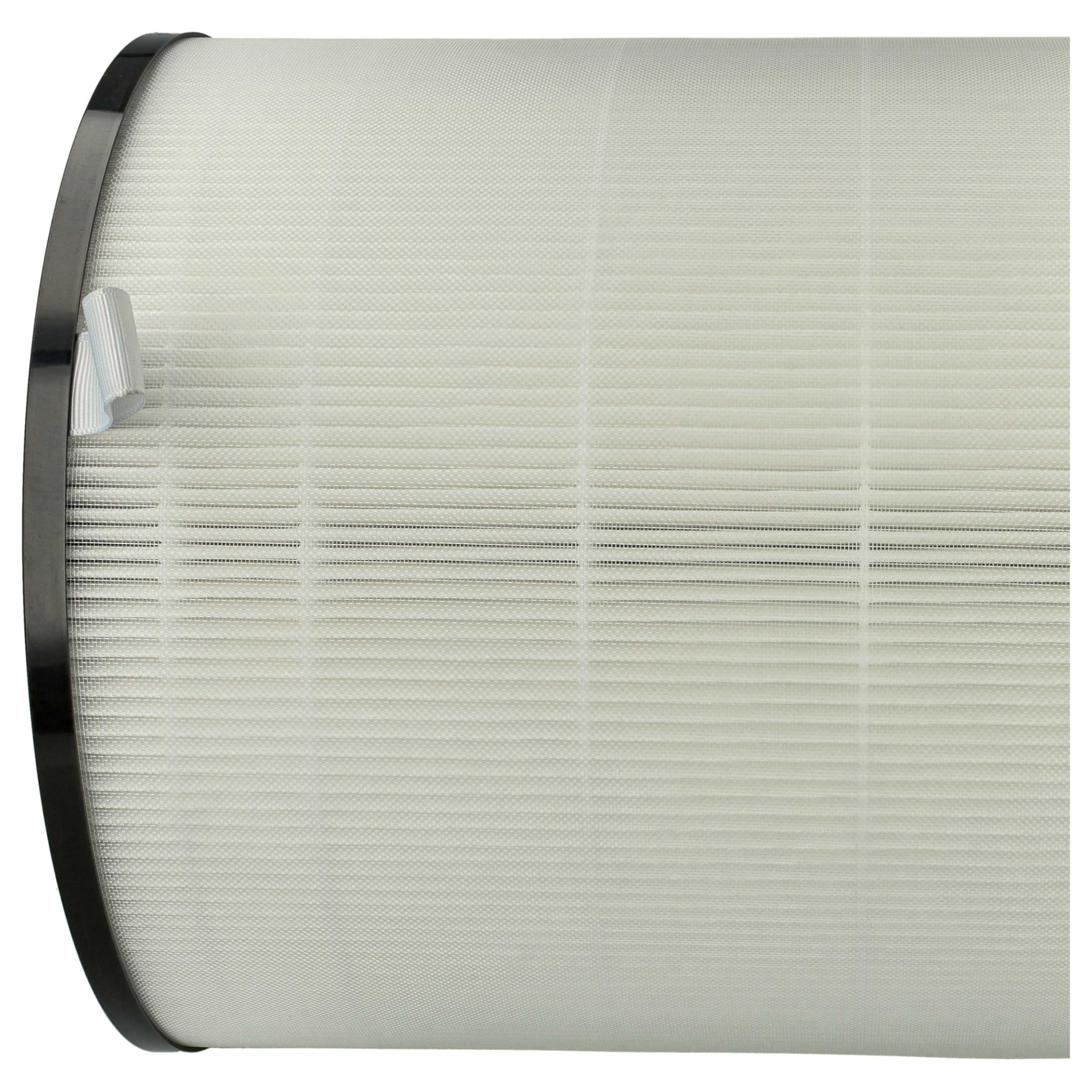 vhbw 2 x filtr z węglem aktywnym zastępuje Philips AC2939, FY2180/30 oczyszczacz powietrza - filtr powietrza czarny/biały