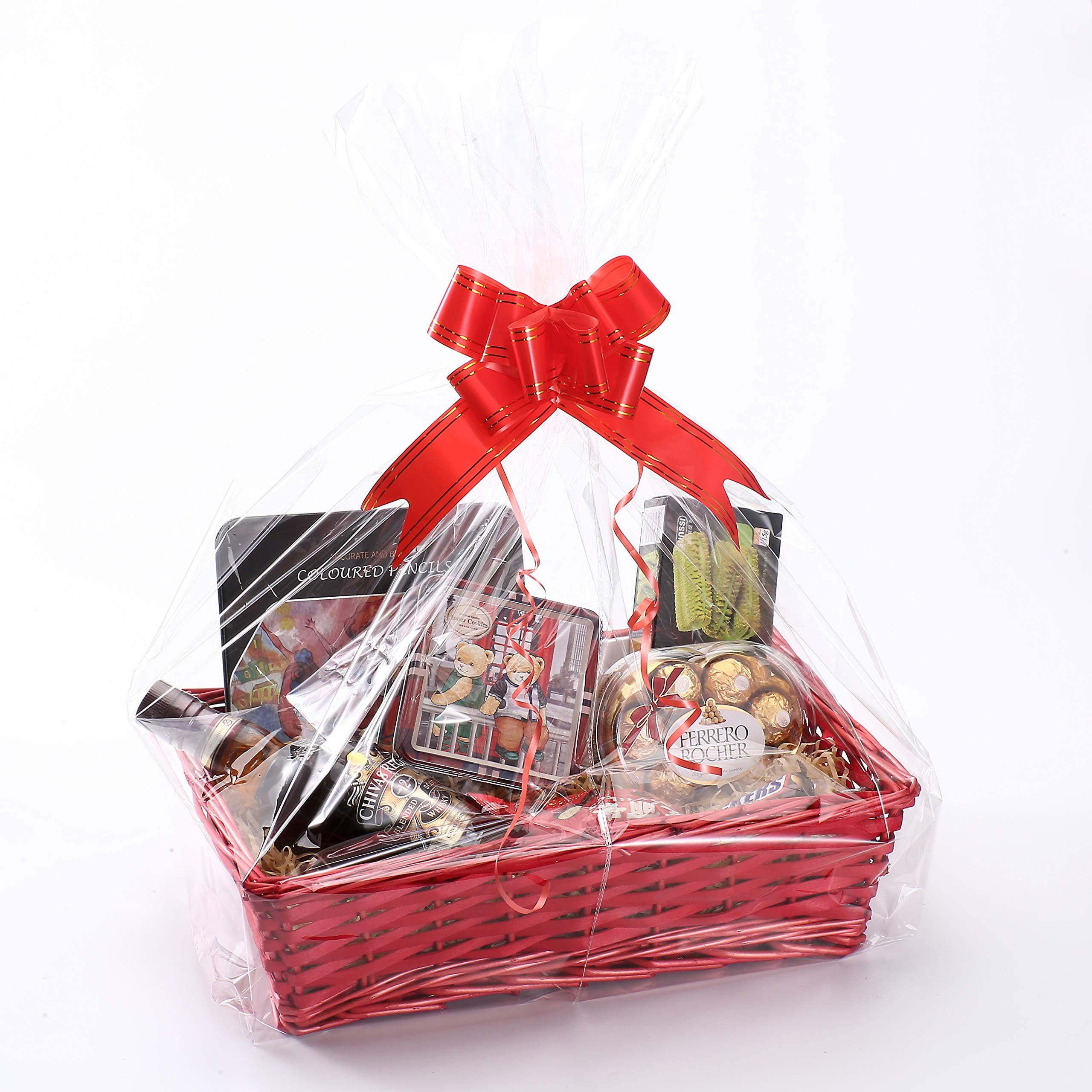 Create Your Own Wicker Gift Hamper Basket Kit Christmas Presents