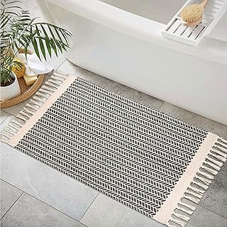 Lahome Boho Bathroom Rug, Small 2x3 Front Doo...,