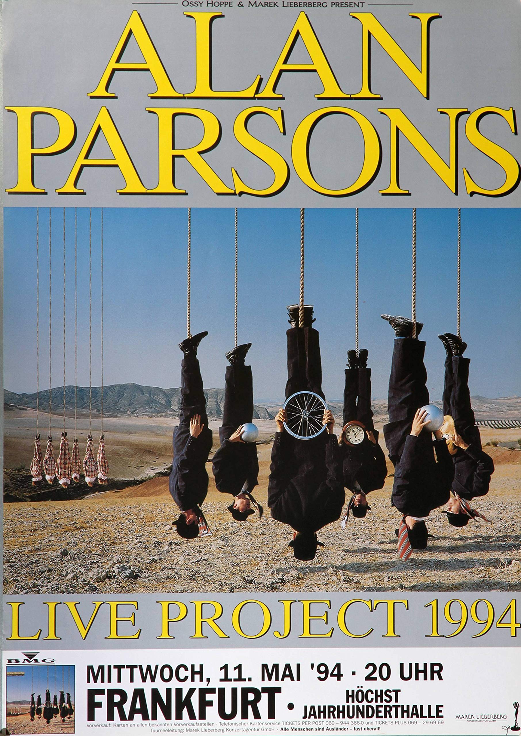 Premium Poster/Plakat | DIN A1 | Wanddeko | Live Konzert Veranstaltung » Alan Parsons Projekt - Live Project, Frankfurt 1994 «