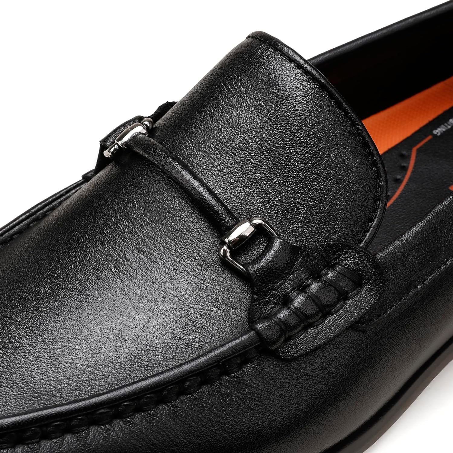 Classic Dress Shoes for Mens, Leather Comfort Penny Loafers Driving Causal Slip-on Loafers for Mens - Image 3