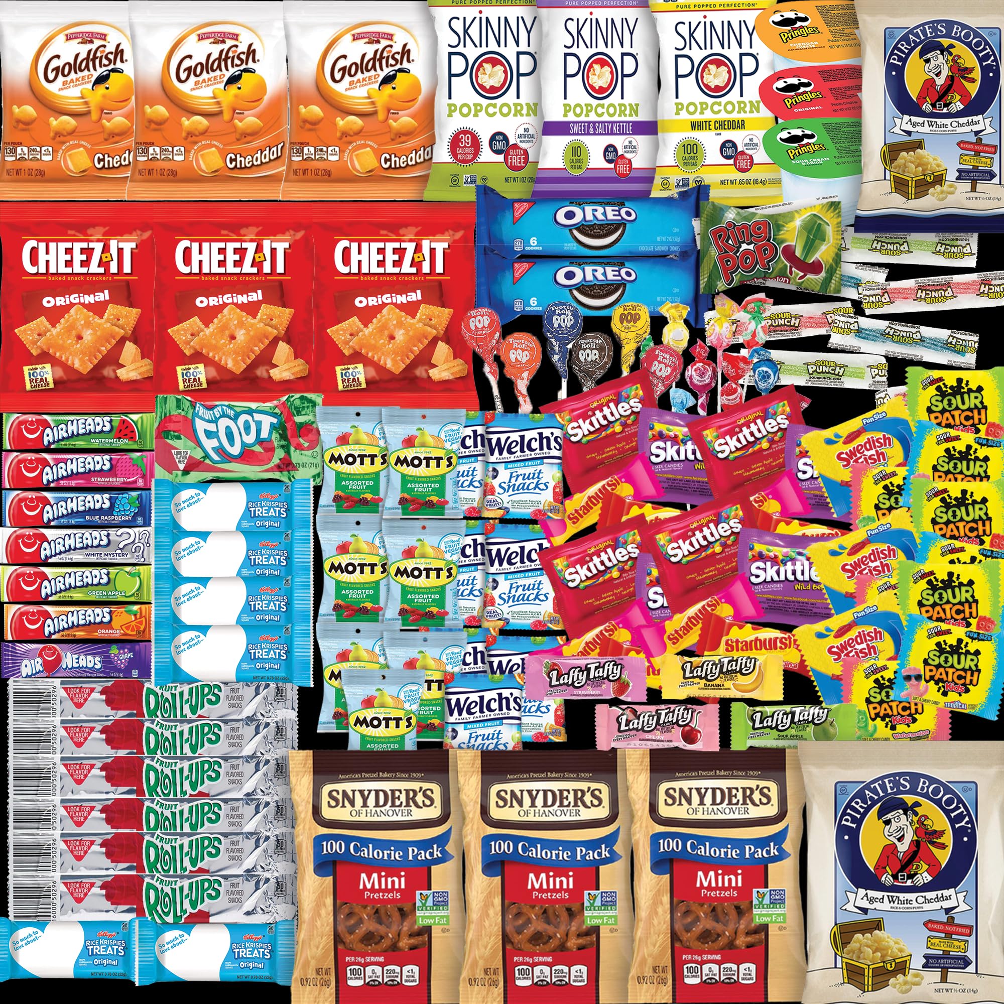 Snacks Variety Pack and Snack Box Care Package (50 Count)