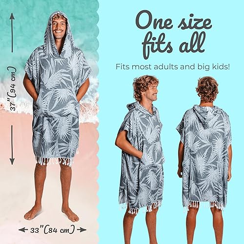 Miniatura 3 de Nova Blue Pink Jungle - Toalla de playa turca (35 x 67)  Toalla de playa extra grande, 100% algodón, toallas turcas plegables de secado rápido con