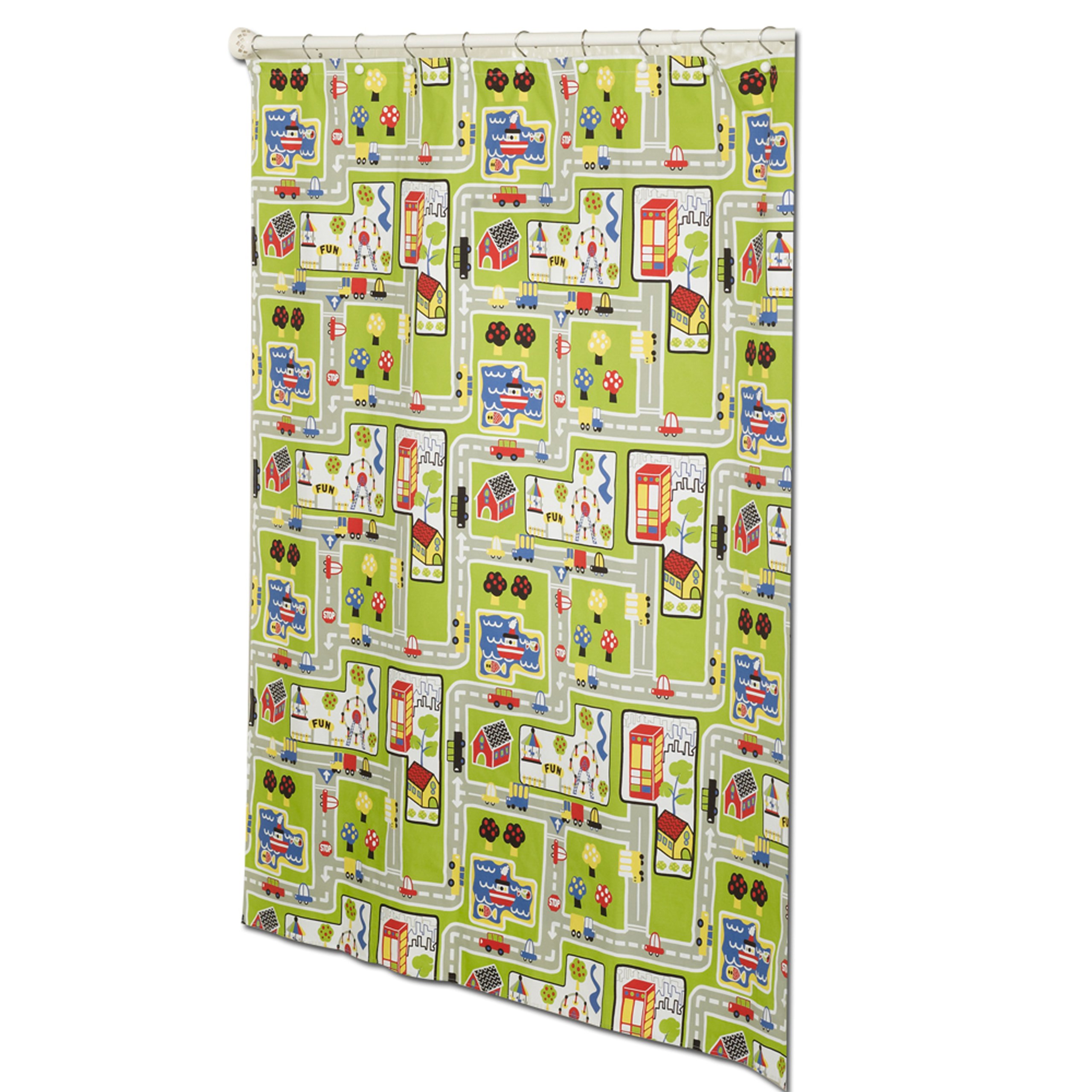 ZPC Zenith Products Corporation Zenna Home ARO1941371 Decorative Shower Curtain PEVA Multi-Coloured