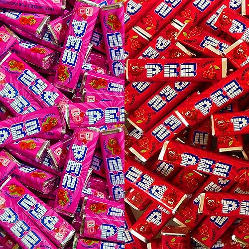 Miniatura 1 de Paquete de pez de frambuesa y cereza - Incluye una bolsa de 2 libras de rollo de recarga de pez frambuesa y una bolsa de 2 libras de rollo de