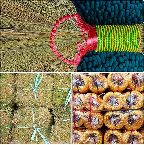 Miniatura 6 de MECCANIXITY Cuerda de plástico de nailon de poliéster para el hogar para embalar manualidades de jardinería, 656.2 ft de longitud total, color