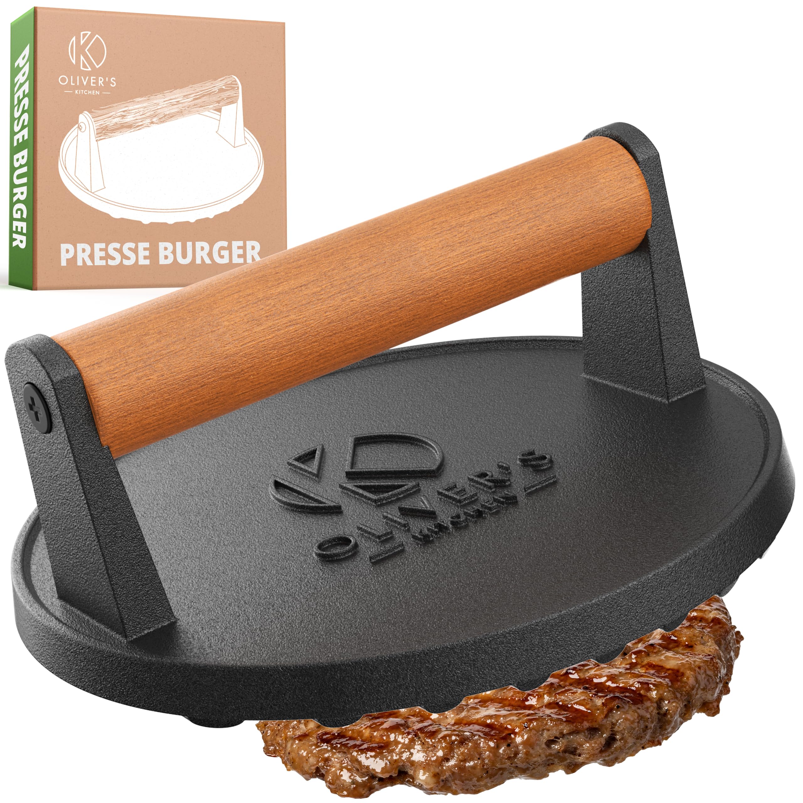 Oliver's Kitchen ® Presse Burger - Moule Steak Haché Premium