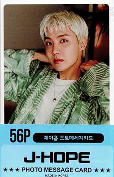 J-HOPE 56pcs Merchandise Photo Message Cards Trading Cards Mini Postcards Bangtan Boys