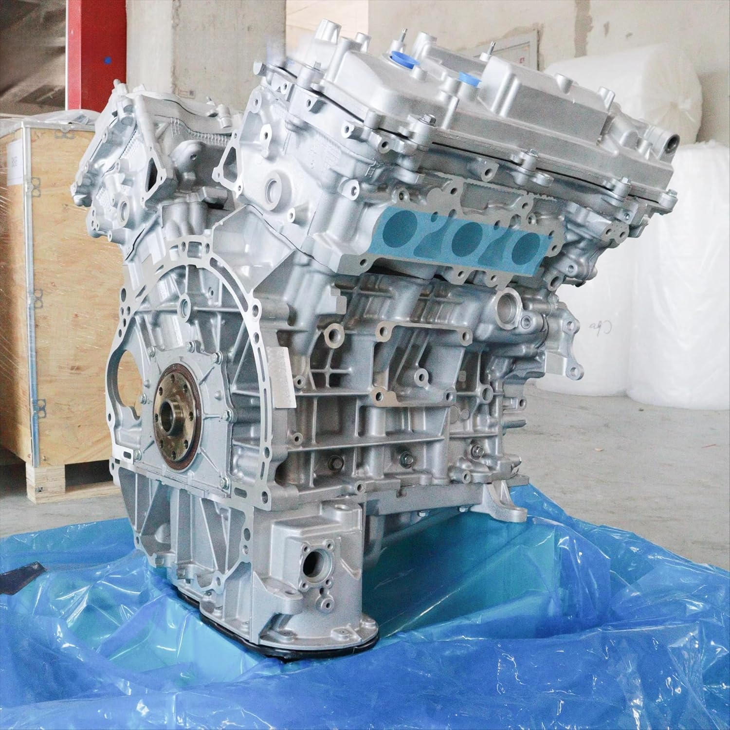 1GR Engine Assembly Replacement – 6 Cylinder 1GR-FE Complete Automotive Engine Motor Compatible with 1GR 2GR 3GR 5ZR Models