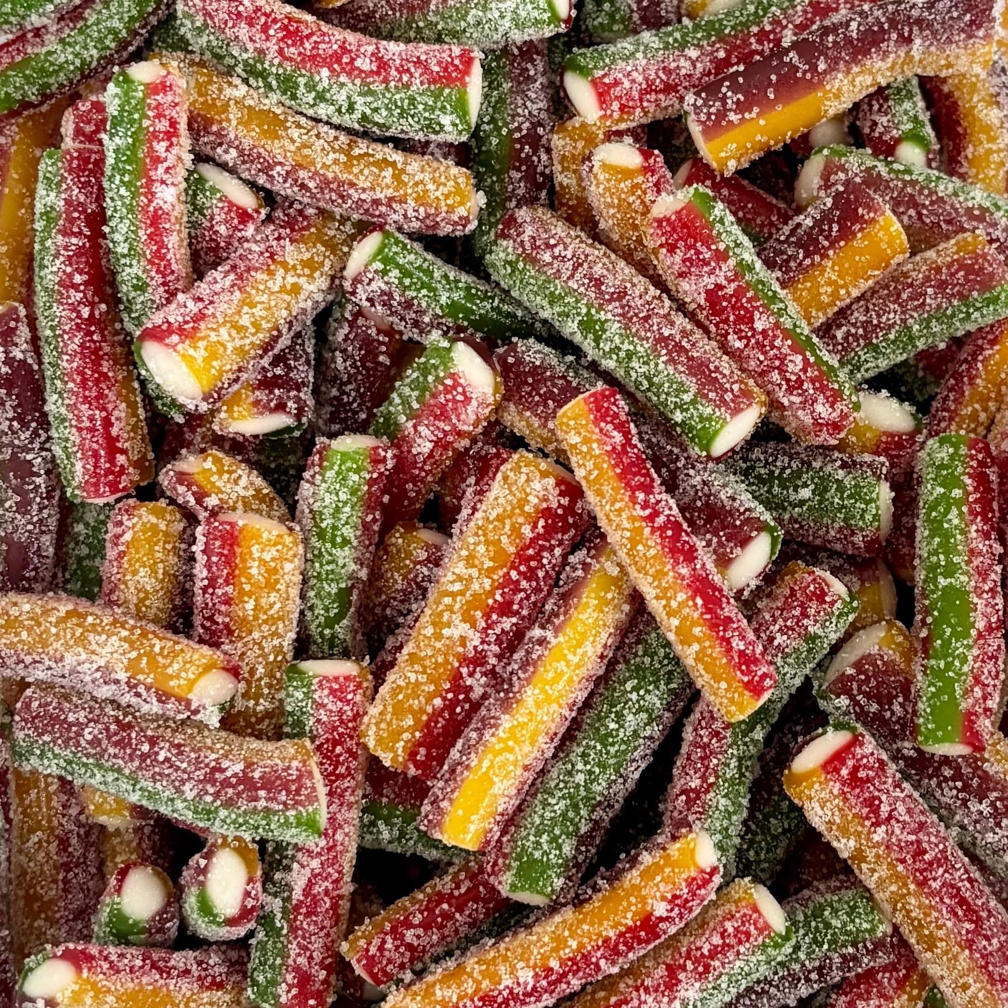 Rainbow Rocketz 1kg Share Bag by The Gourmet Sweet Company