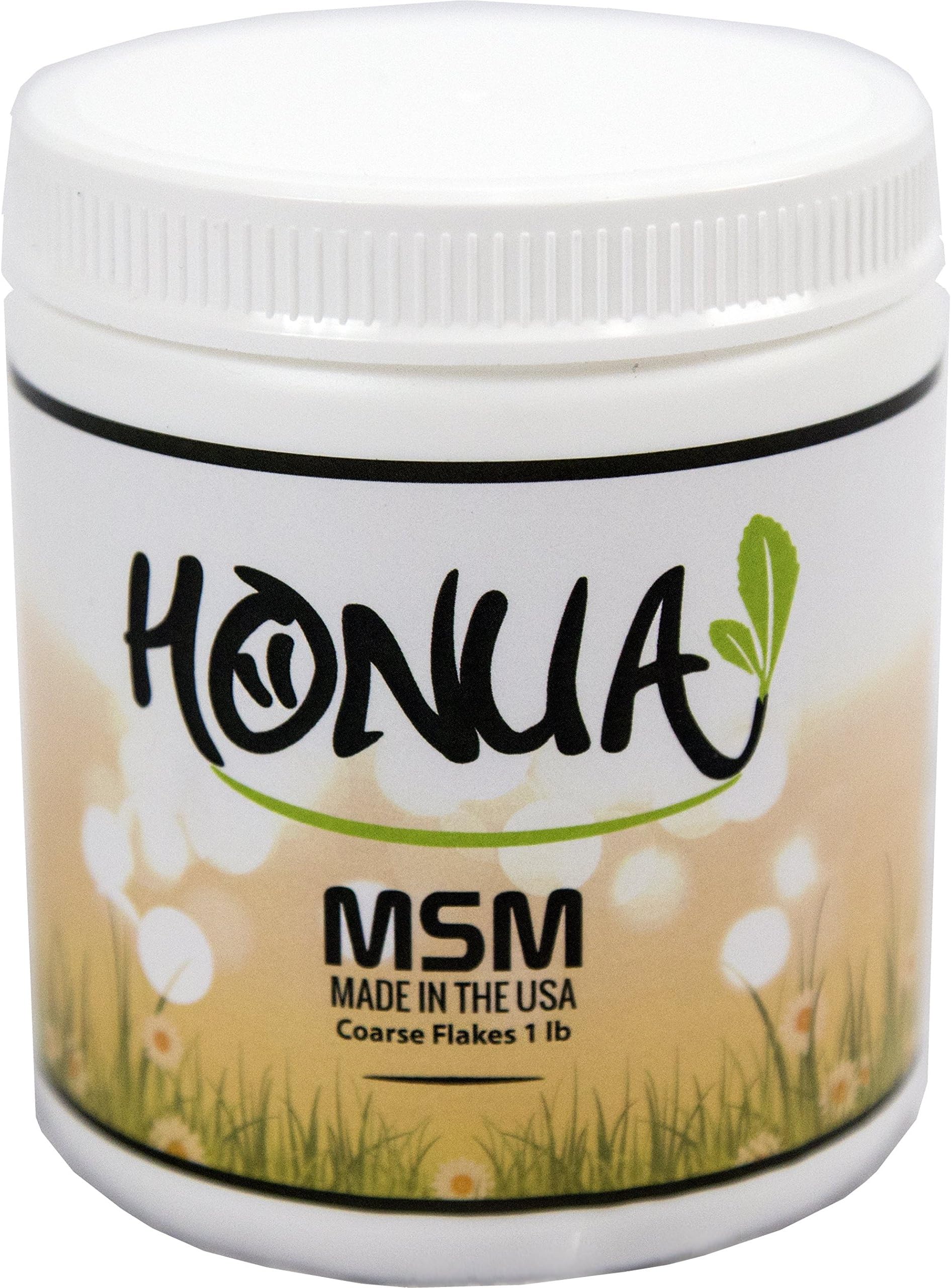 Honua Opti MSM Organic Pure Sulfur Crystals - Course Flakes - 1 Pound
