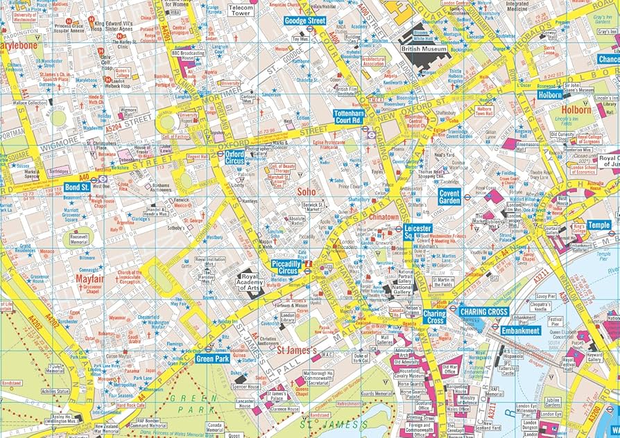 Amazon | London A-Z Visitors Map | A-Z Maps | Atlases