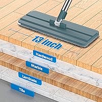 Vista 6 de Aifacay Almohadillas de repuesto de cabezal de fregona de microfibra para trapeador de piso plano y juego de cubo, almohadillas de microfibra