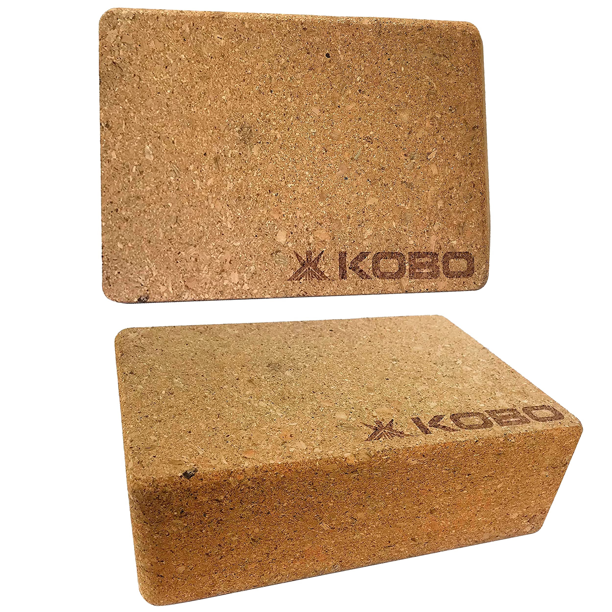 Kobo Yoga Block Cork Wood (Set of 2) 9" x 6" x 3" Yoga Exercise Blocks Bricks Set Natural Eco Friendly Sturdy Support Muscle Stretch Deepen Poses for Fitness Gym (Imported) (B09DL3TVNP) Amazon Price History, Amazon Price Tracker