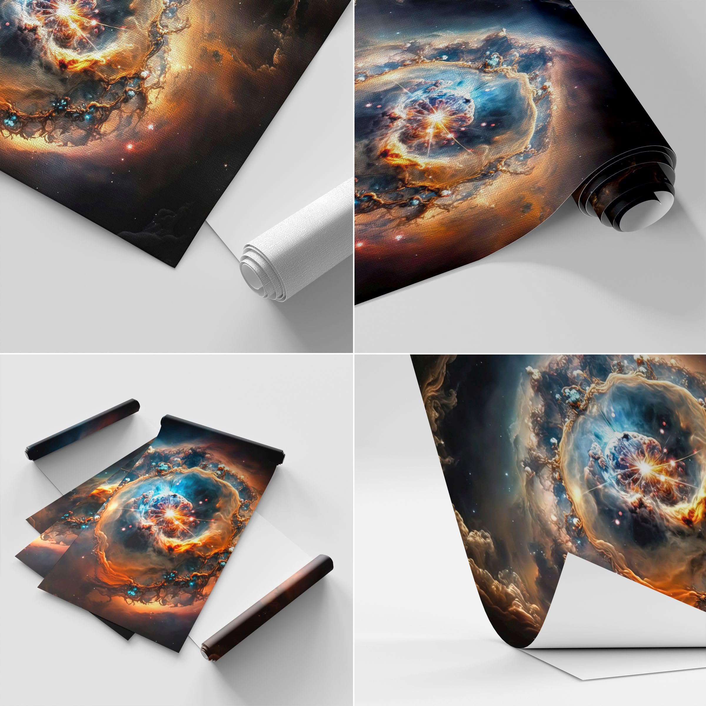 ARTTOR Carta da Parati Vinile in TNT 400x280 cm Spazio - 5808 - WF3