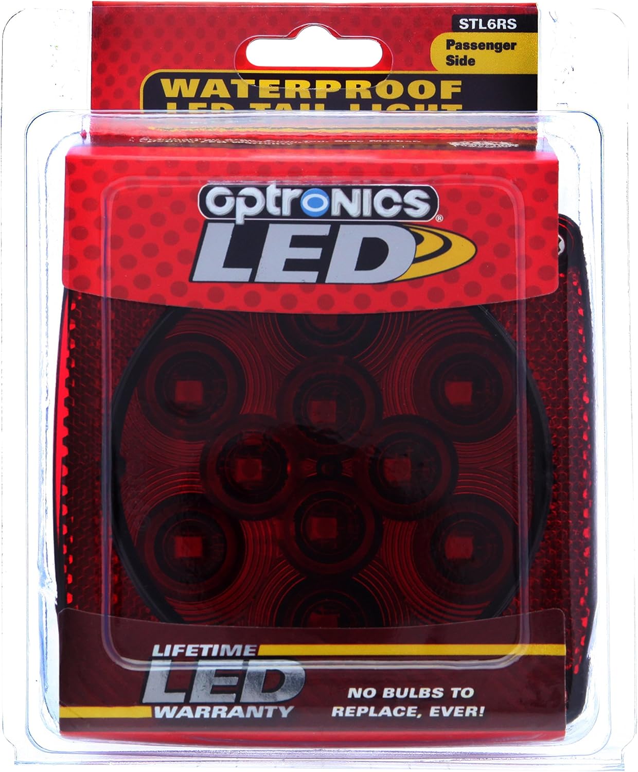Optronics STL6RS Red Lens LED Combination Tail Light for Passenger Side