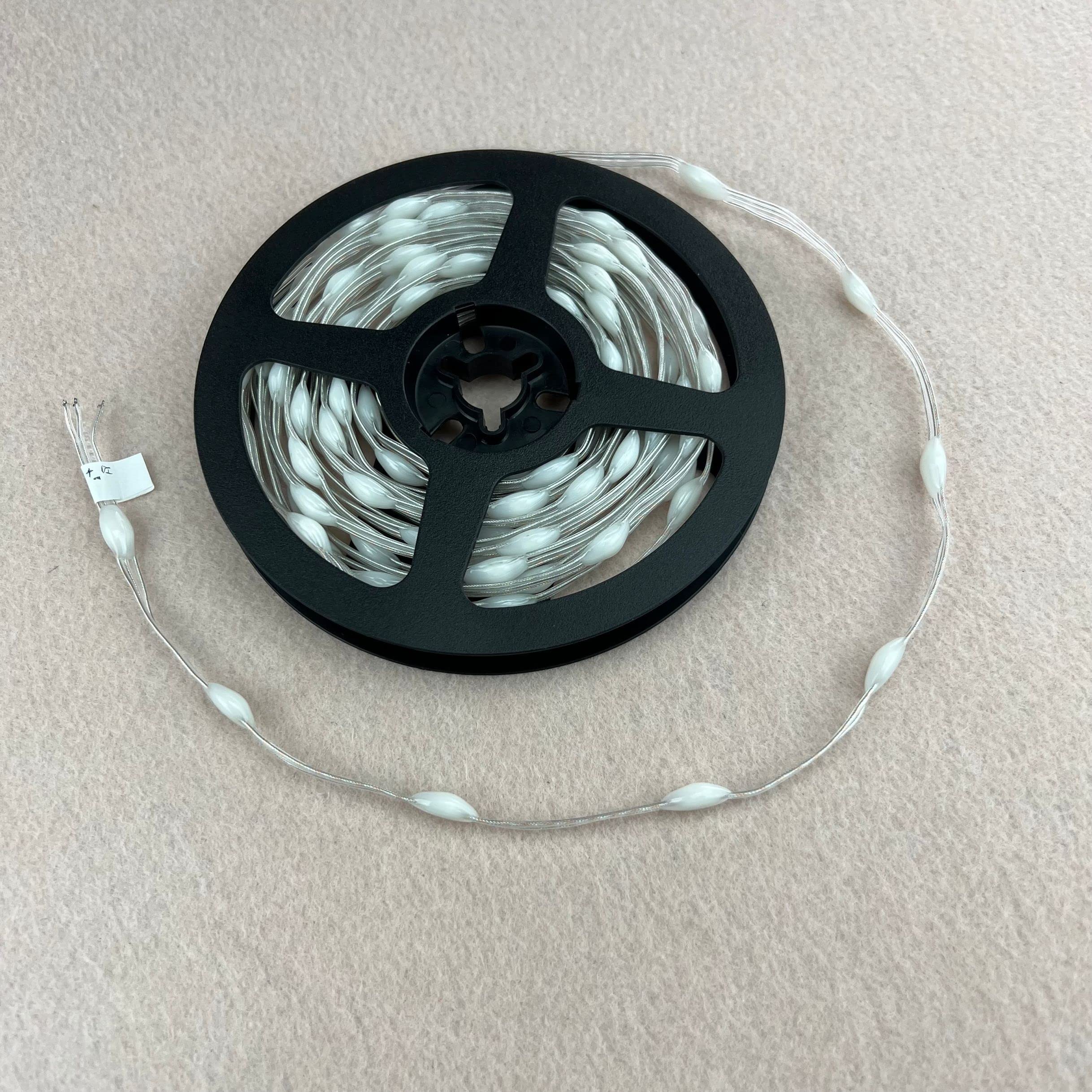 WENWENLEE DC12V 100ct SK6812/WS2811 LED Pebble String Lights; RGB Addressable Full Color; IP65; 3D 360 Degree Lighting(10CM SPACING_100 LEDs_6-10W)