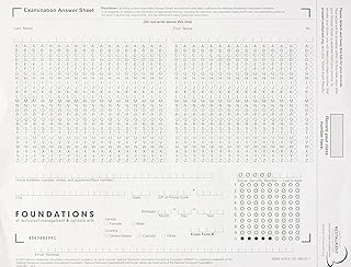 Paper/Pencil Answer Sheet for Foundations of Restaurant Management & Culinary Arts: Level 1 or Level 2 - coolthings.us