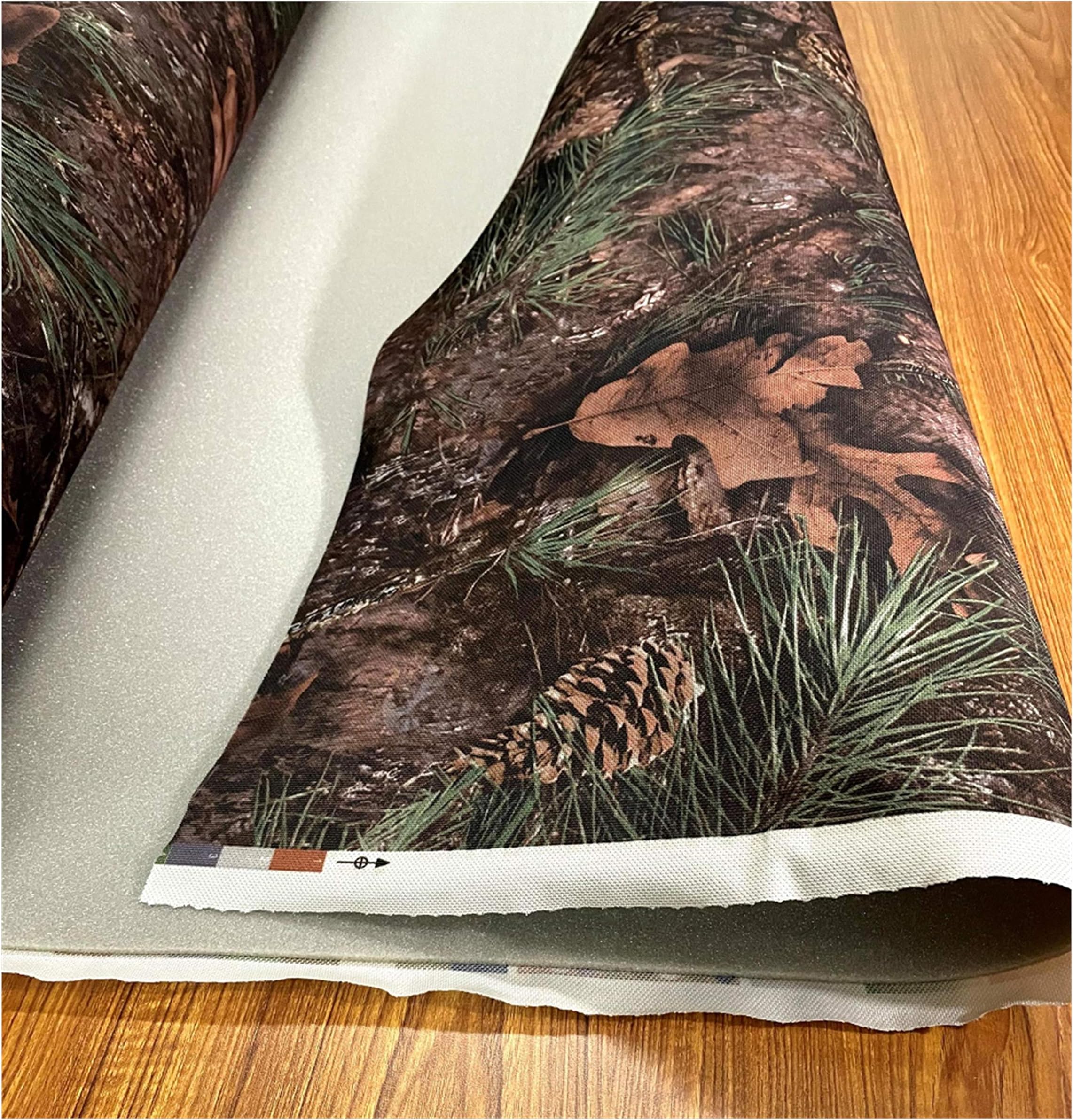 Auto Headliner Repair Foam Backed Camouflage Fabric-3 Yards Long