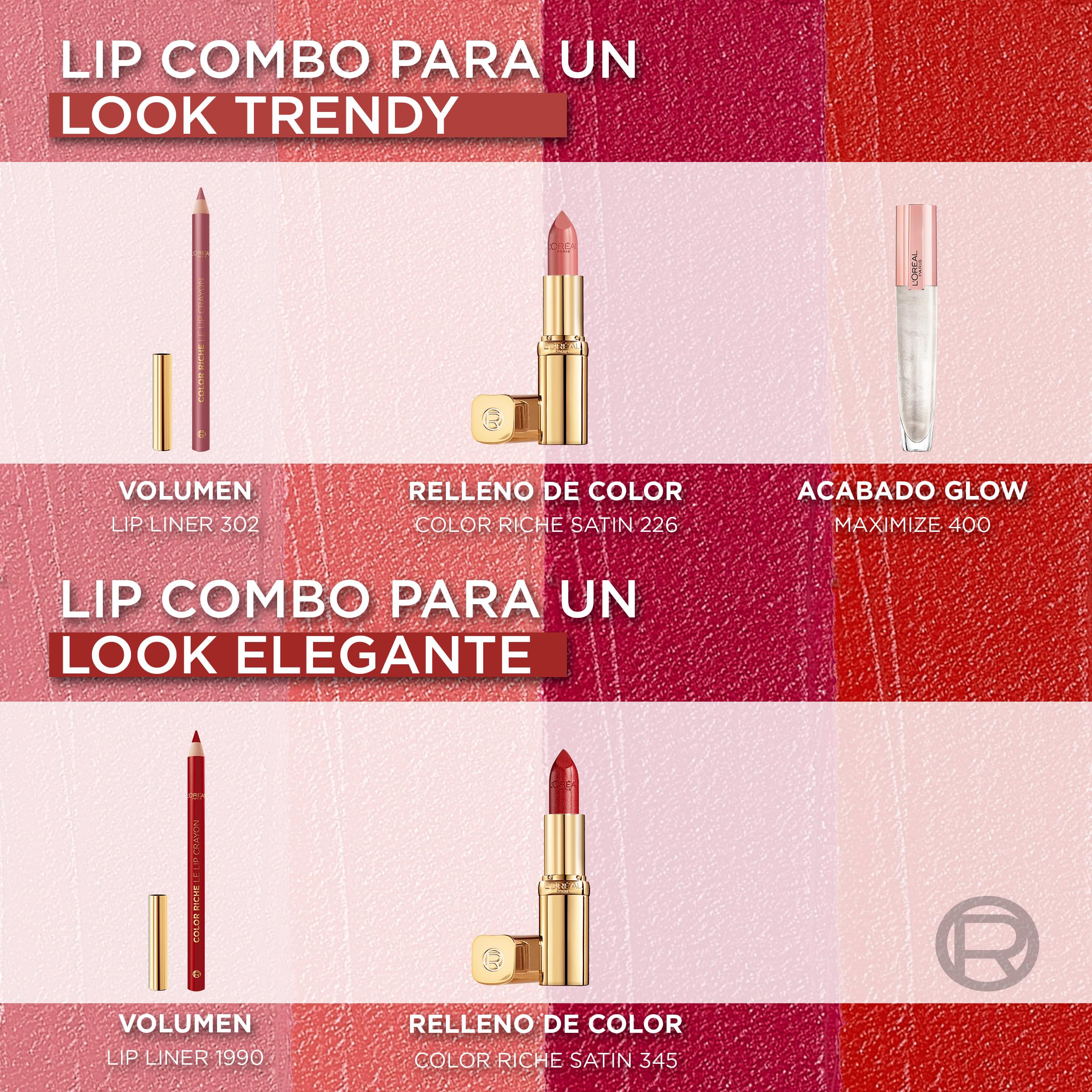 L’Oréal Paris Color Riche Satin Szminka, 303 Rose Tendre, 4.3 g