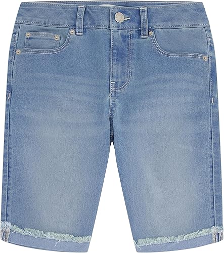 Calvin Klein Bermudas de mezclilla elástica para niña