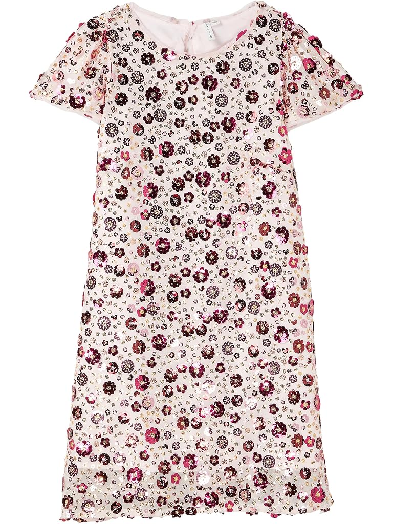 Pink Janie and Jack Sequin Flower Dress (Toddler/Little Kid/Big Kid)