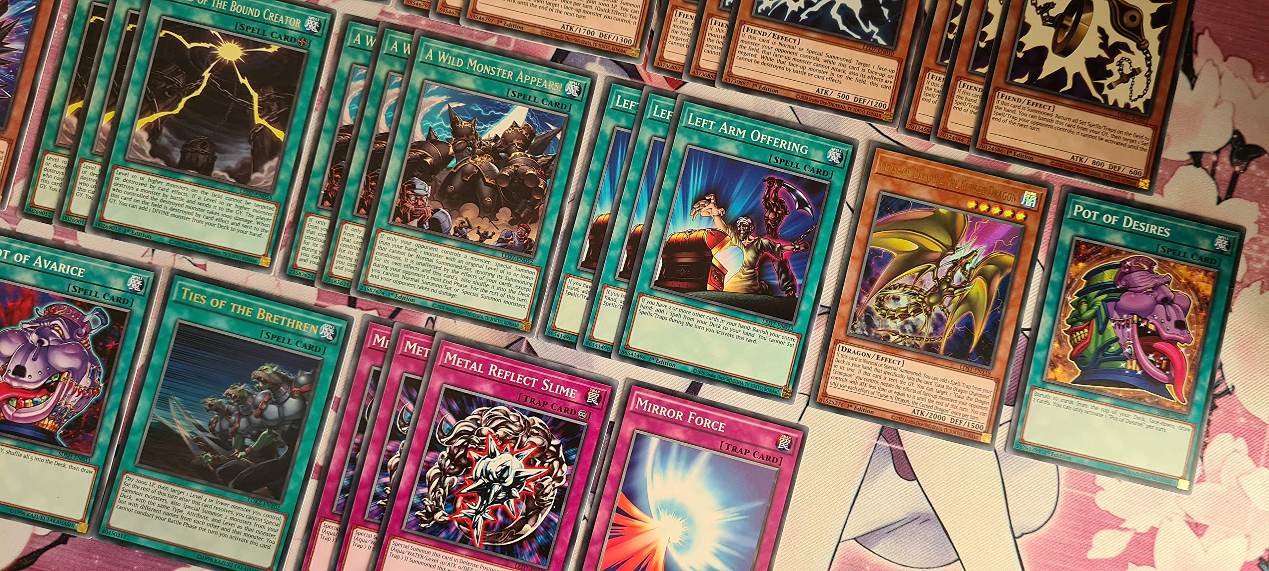 Buy *READY TO PLAY* 40 Cards Yugioh Egyptian God Slime Deck God Cards