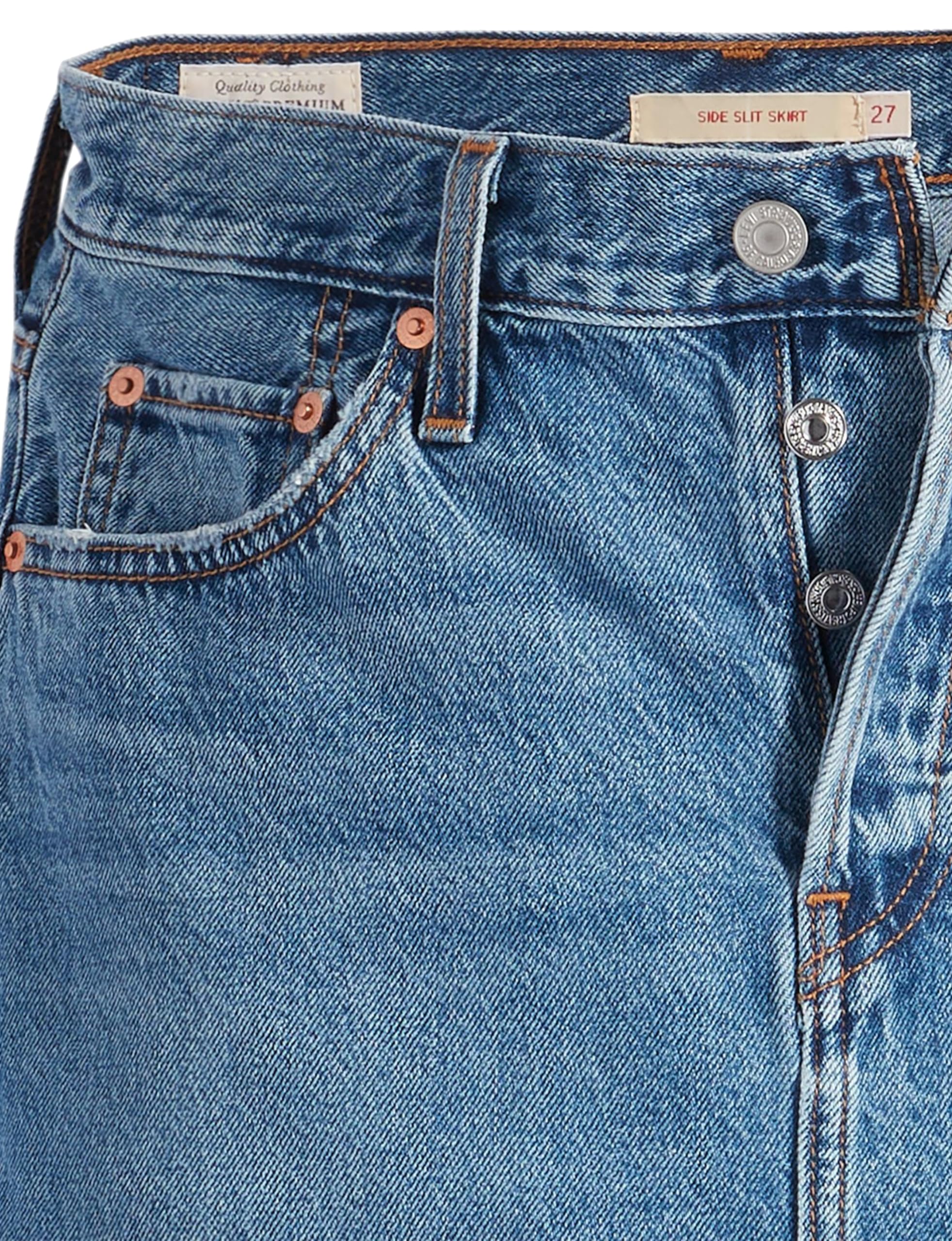 Levi's Side Slit Skirt Donna