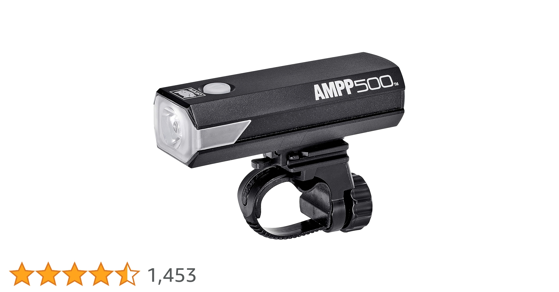 Amazon | 自転車用ヘッドライト AMPP500 最大約500ルーメン USB充電式