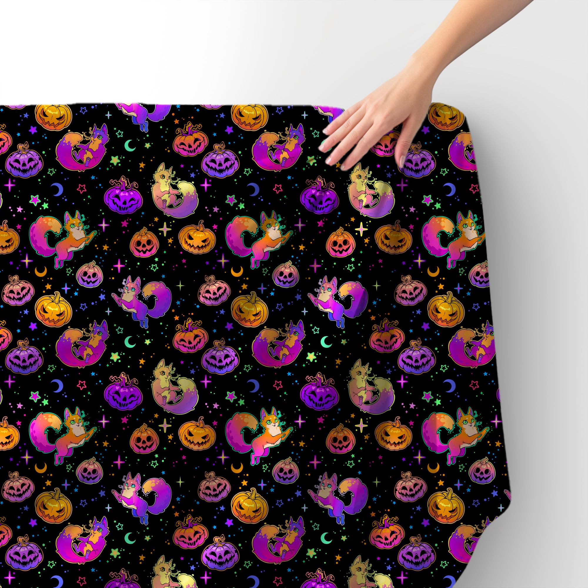 HEKO PANELS Tkanina velvet obiciowa drukowana, Dynie, 3 metry 140 x 300 cm
