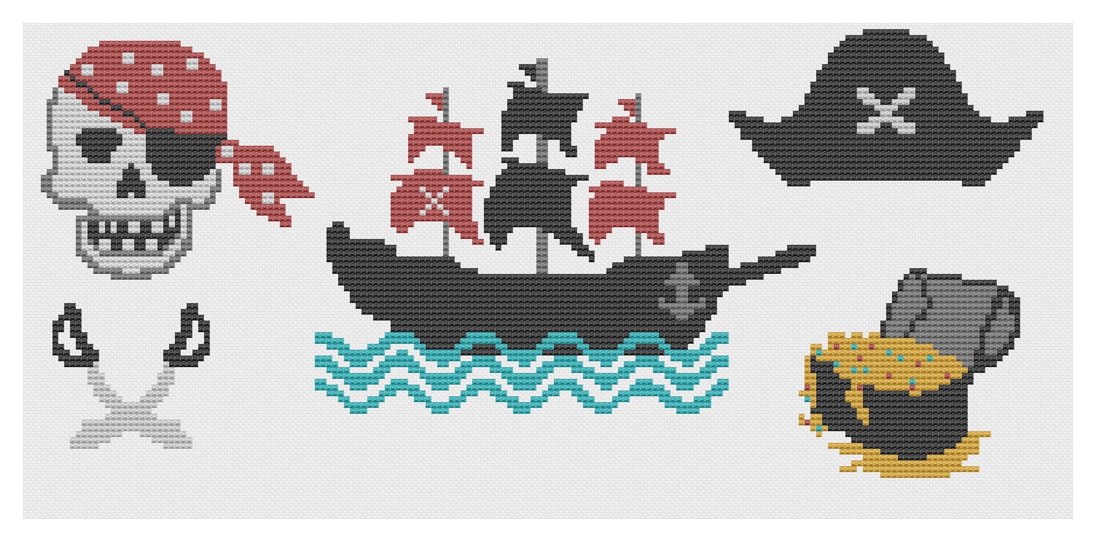 The Pirate - Cross Stitch Pattern Only
