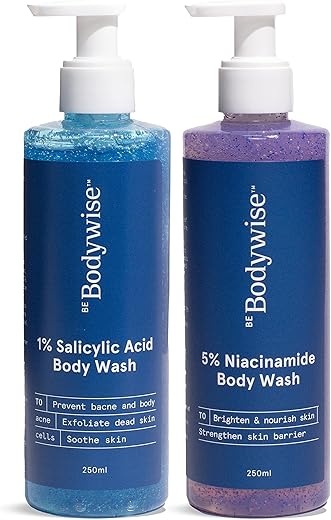 Be Bodywise 1% Salicylic acid and 5% Niacinamide body wash