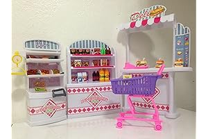 Gloria Dollhouse Furniture - Supermarket Shopping Cart Veggie Playset: The Ultimate Companion for Imaginative Play