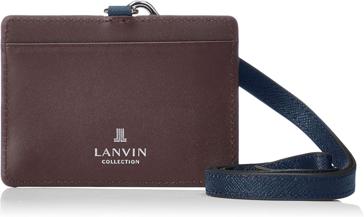 Men's Couleur du vin ID Card Holder (Lanban Collection)