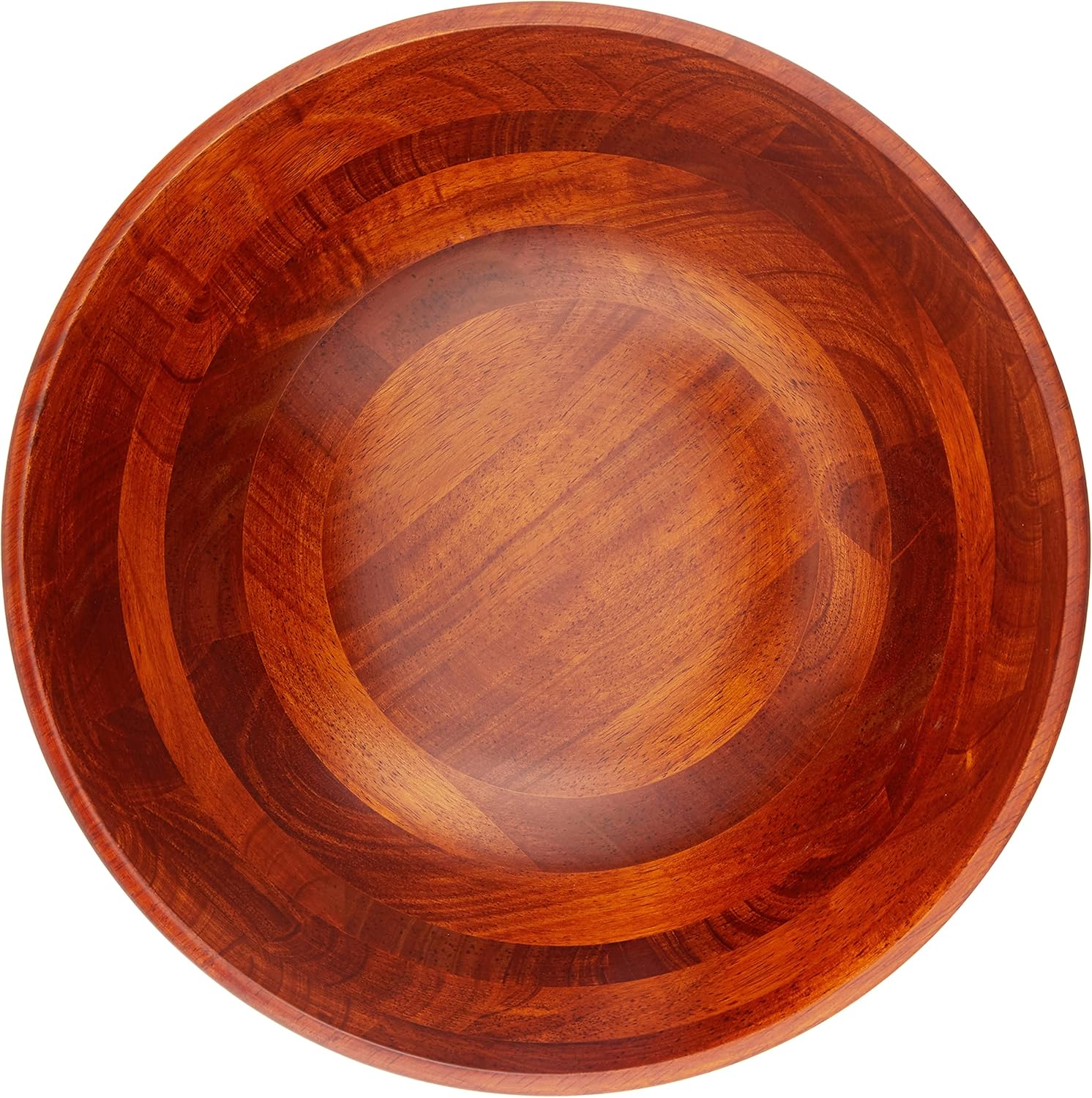 One-Day Sale: Up to 60% Off Lipper International Cherry Finished Footed Serving Bowl with 2 Salad Hands, Large, 13.75 Diameter x 5 Height, 3-Piece Set