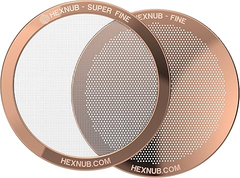 HEXNUB Reusable Metal Filter for AeroPress Coffee Maker