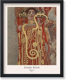 Poster Master Vintage Gustav Klimt Poster - Retro Hygieia Print - Art Nouveau - Greek Goddess of Health Art - Symbolism Art - Classic Painting - Aesthetic Living Room Decor - 18x24 UNFRAMED Wall Art
