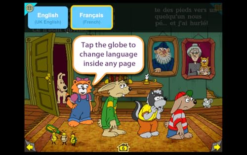 UK-Harry and the Haunted House - interactive storybook in British English and French