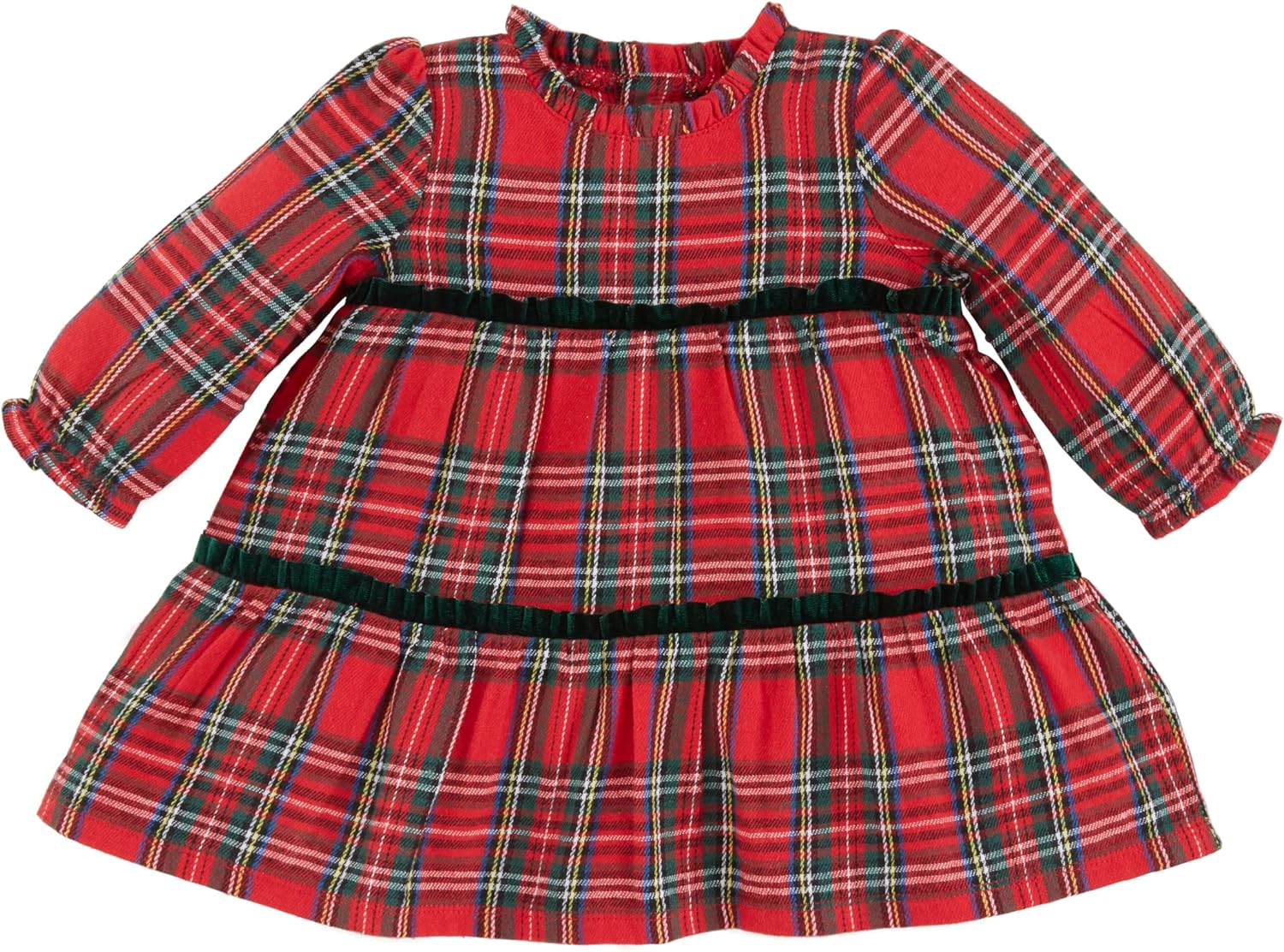 Mud Pie Baby-Girls Mud Pie Children Tartan Tiered Dress