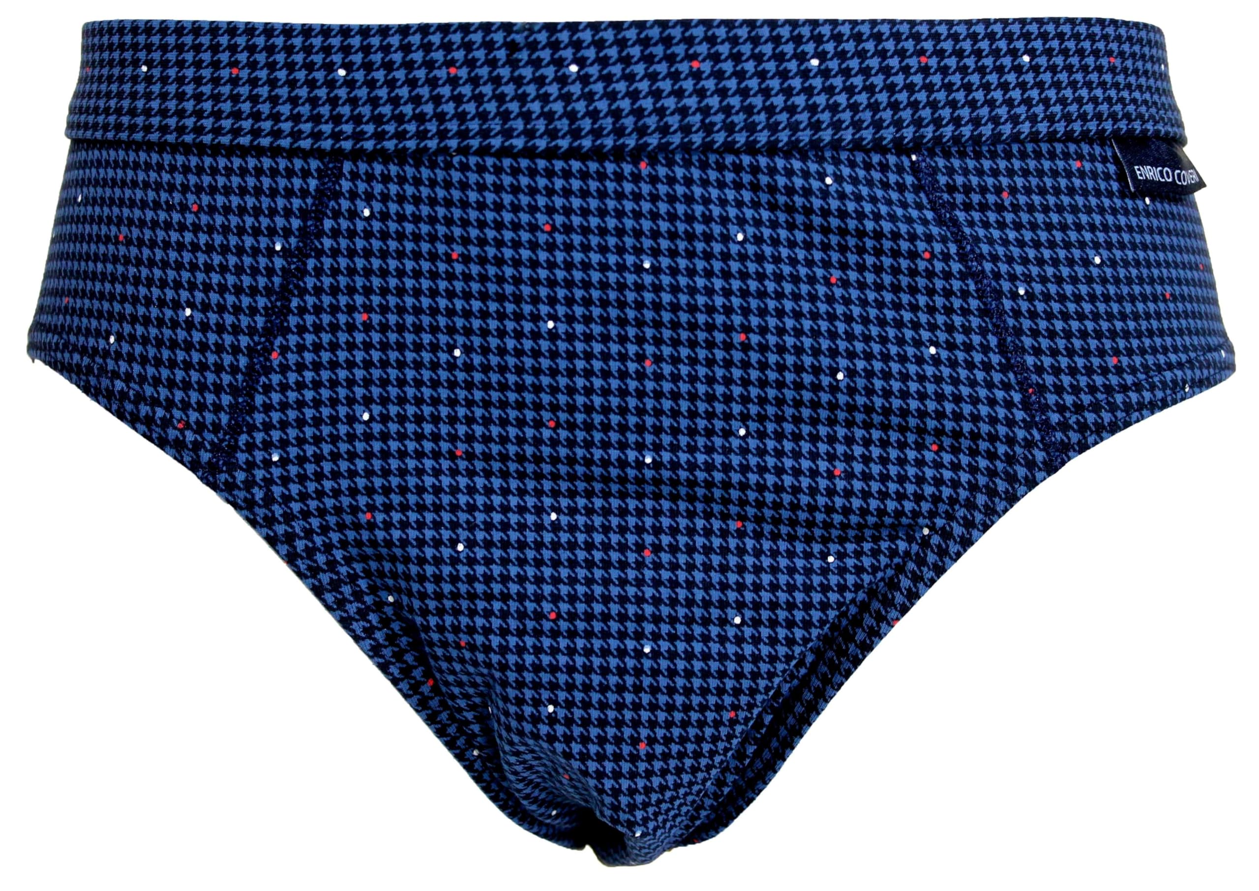 Enrico Coveri 6 Slip Uomo Cotone Elasticizzato Misure M-L-XL-XXL Varie Fantasie