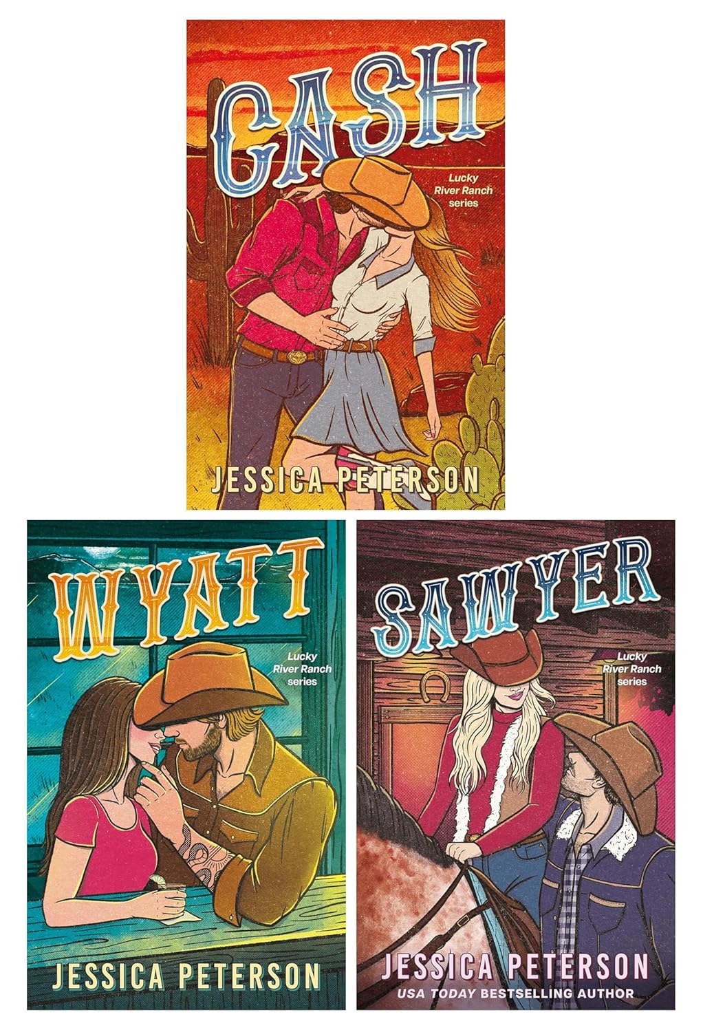 Lucky River Ranch Series By Jessica Peterson 3 Books Collection Set lucky-river-ranch-series-by-jessica-peterson-3-books-collection-set