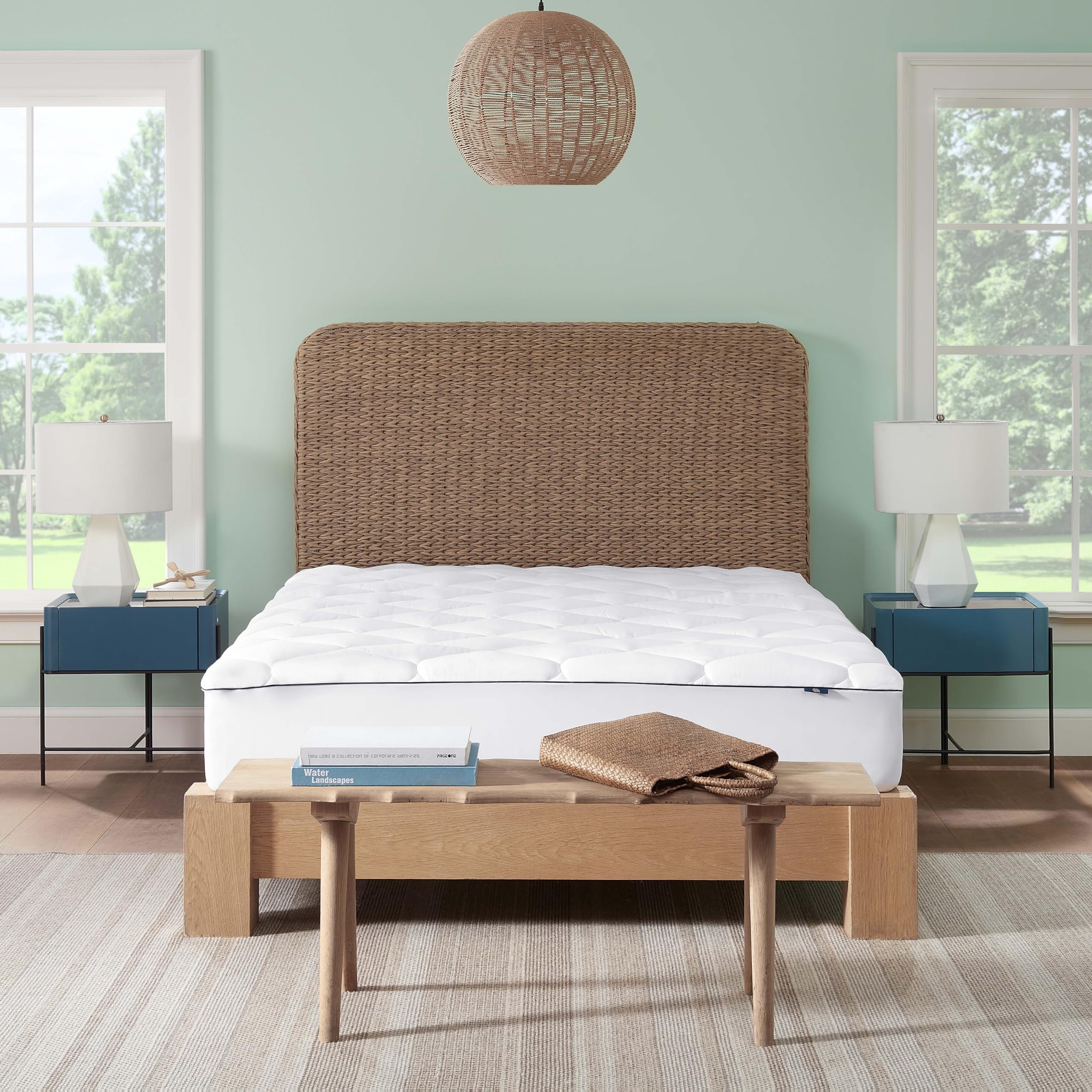 Sertapedic Down Alternative Superior Loft Matress Pad (Full