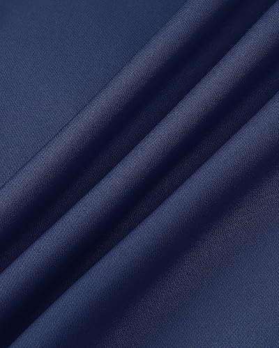 Miniatura 13 de Alimens & Gentle - Camisas de vestir con bolsillo y manga corta, de color liso y sin arrugas, estilo casual con botones, para hombres