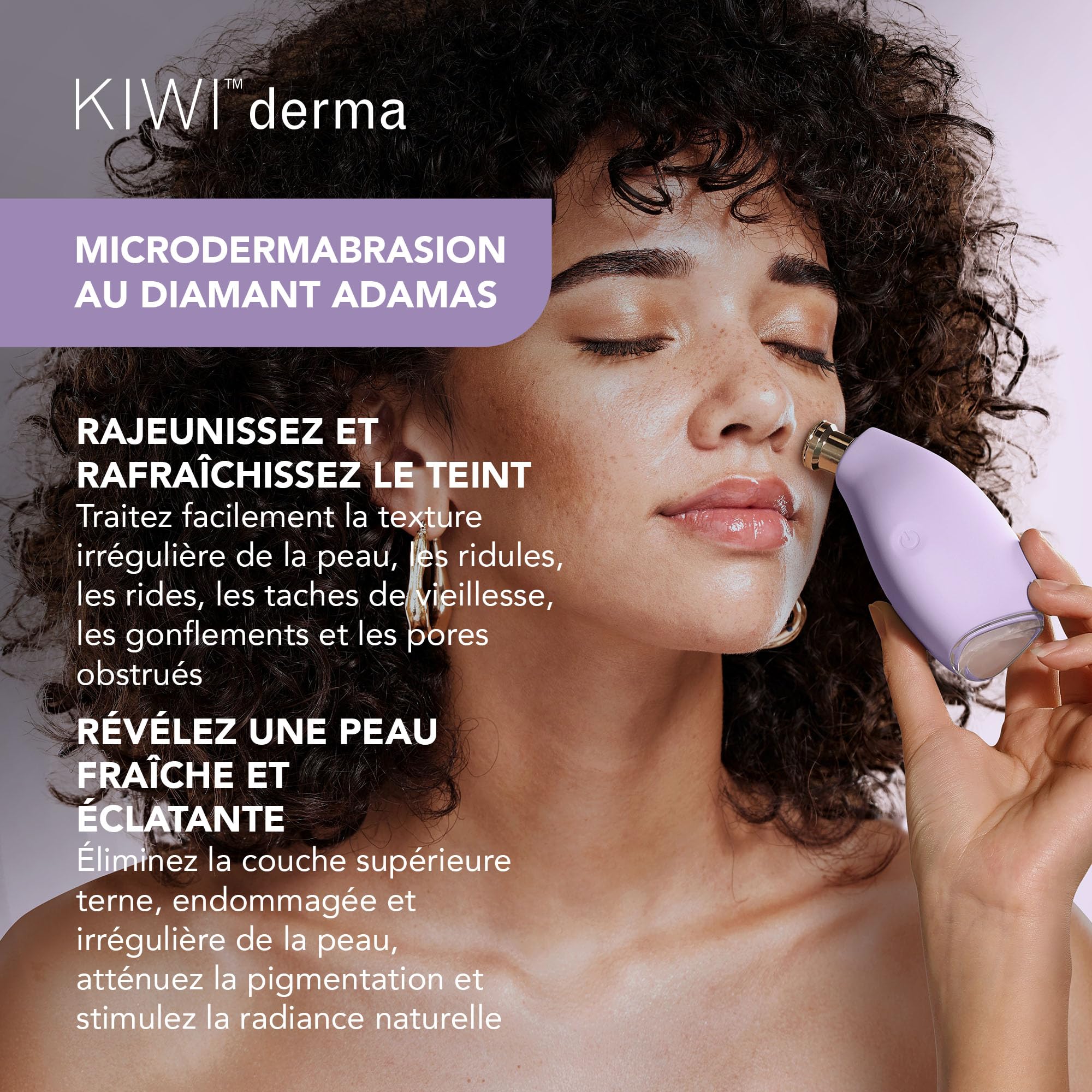 FOREO Smooth & Resurface KIWI derma Microdermabrasion - Extracteur point noir visage + KIWI Masque actif pores et points noirs 100g - Aspirateur point noir - Sans bandelettes - Aspirateur point noir