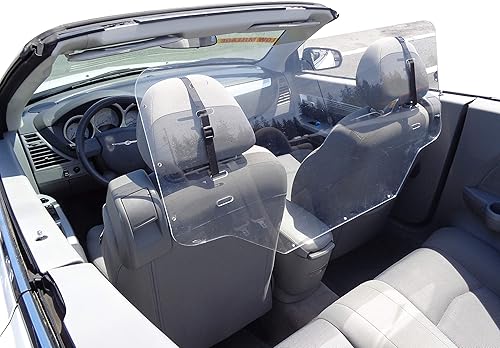 Miniatura 6 de # 1 Clk Parabrisas Deflector de viento Parabrisas Windstop, tamaño grande, compatible con Mercedes CLK