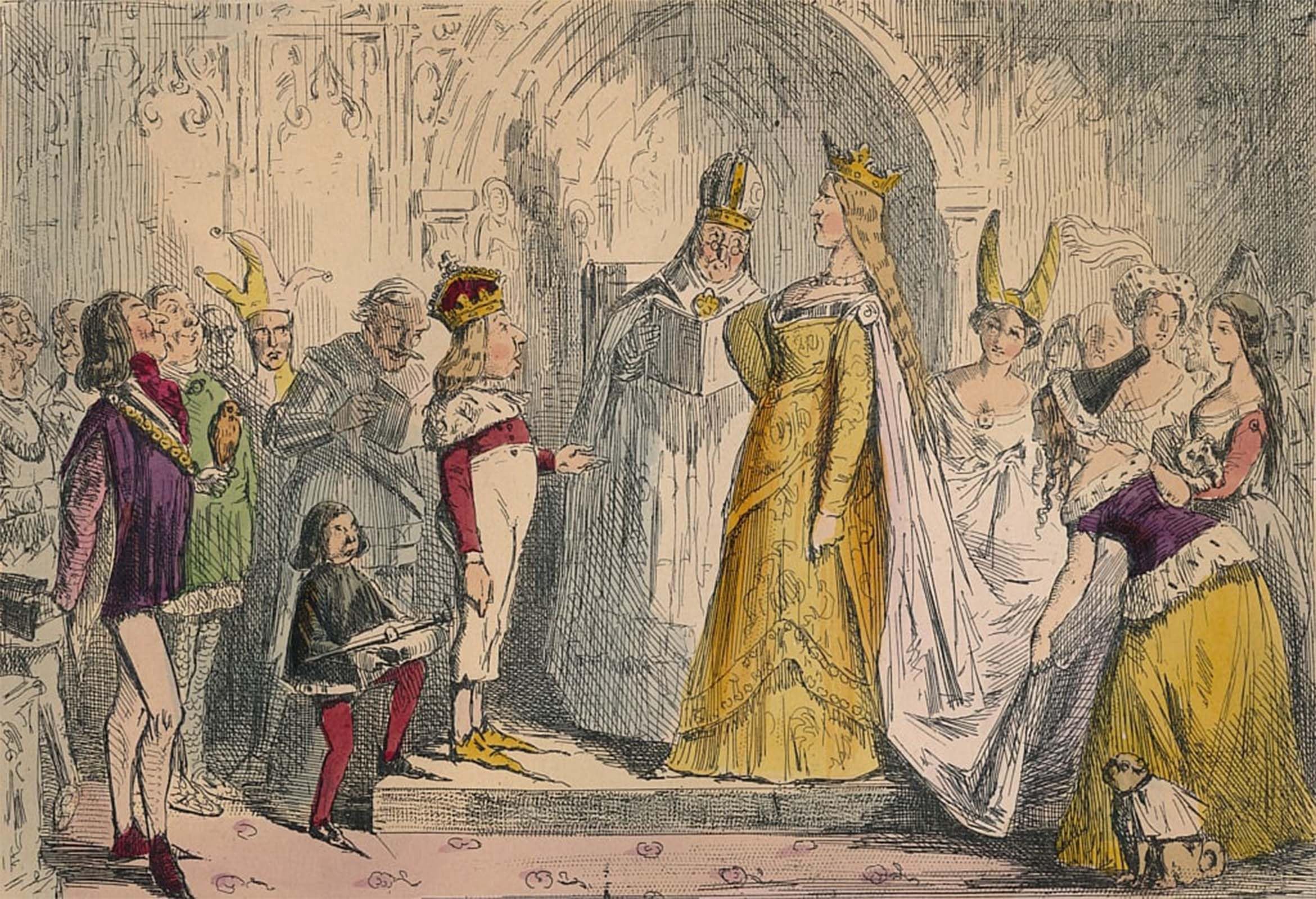 Pintura Matrimonio di Enrico VI cuadro en lienzo para eliminar la monotonia de paredes vacias 5